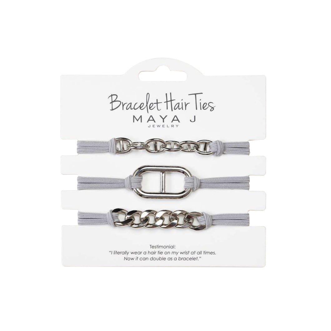 Bracelet/Hair Ties Gray Cabanna