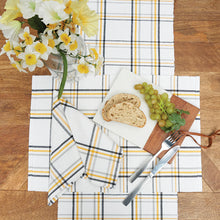 Load image into Gallery viewer, Honey Bee Plaid Table Linens

