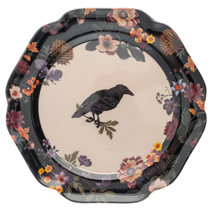 Crow Melamine Salad Plate