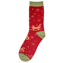 Load image into Gallery viewer, Sleigh Holiday Socks
