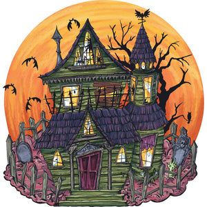 Paper Haunted House Placemat