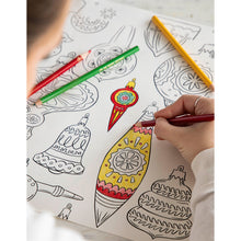 Load image into Gallery viewer, Paper Christmas Coloring Placemats
