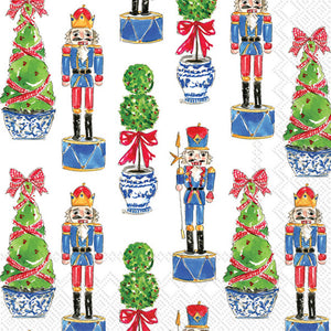 Nutcracker and Topiary Lunch Napkin