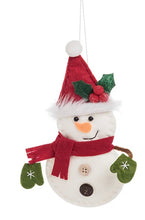 Load image into Gallery viewer, Jingle Snowman Ornament
