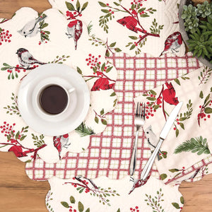 Sprig Birds Table Linens