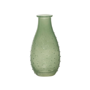 Green Hobnail Vase