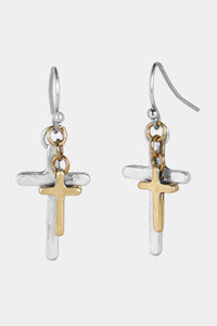 Cross Dangle Earrings