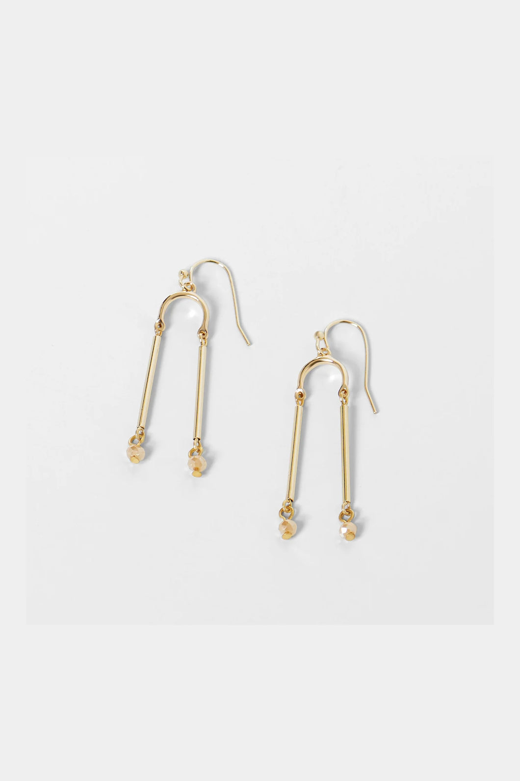 U Dangle Beaded Earrings