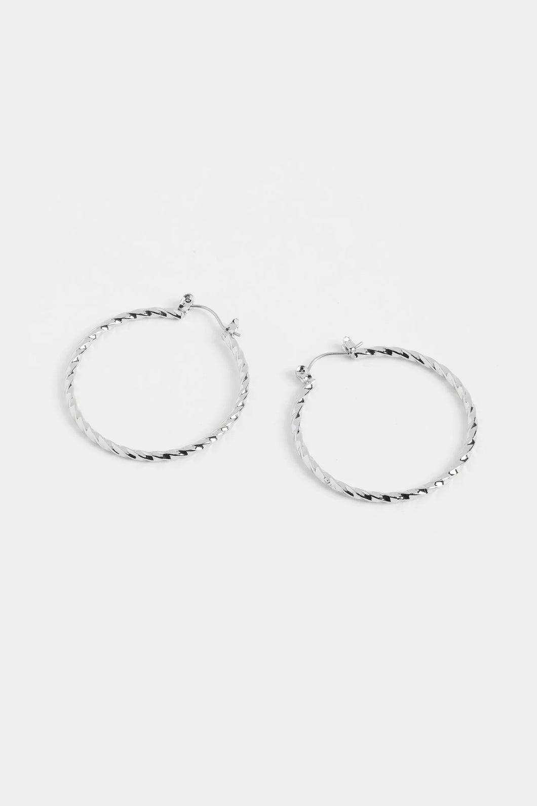 Twisted Hoop Earrings