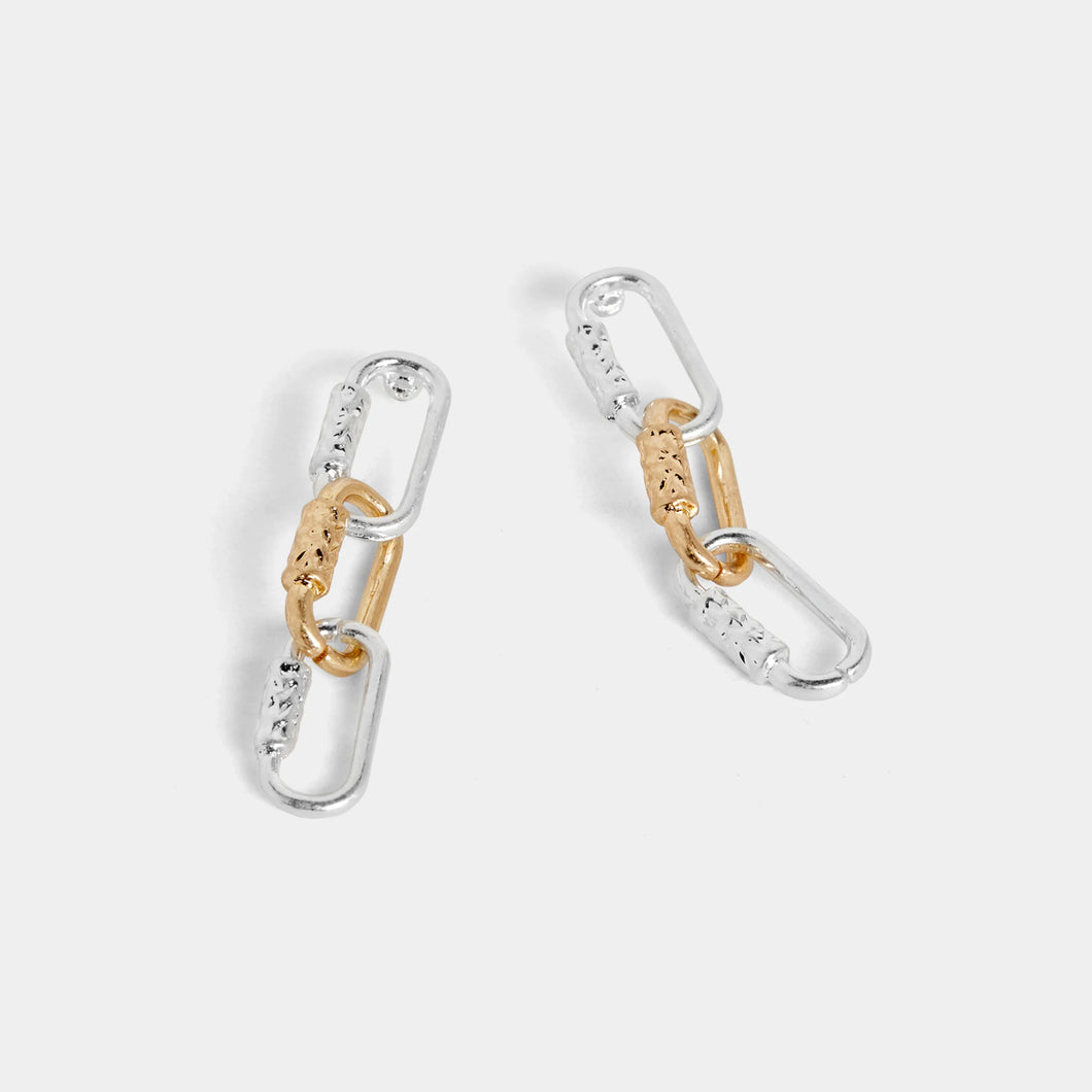 Links Lock Earrings