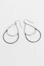 Load image into Gallery viewer, Double Teardrop Oval Earrings
