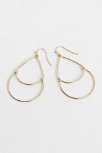 Load image into Gallery viewer, Double Teardrop Oval Earrings
