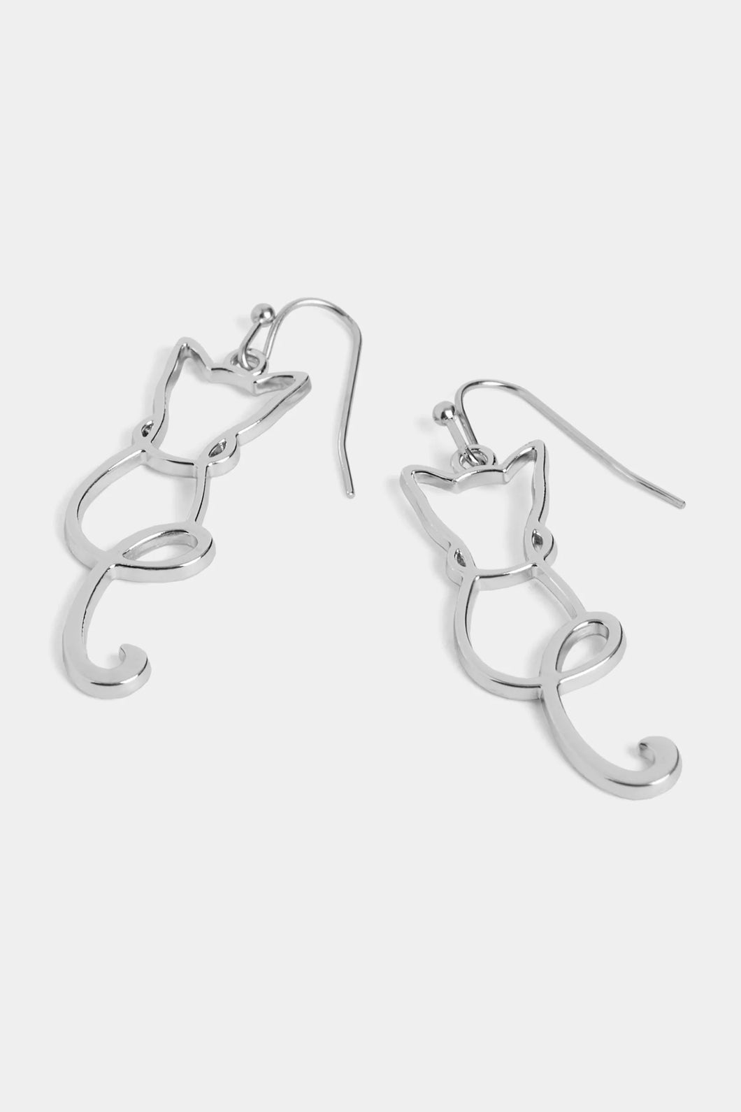 Cat Outline Earrings
