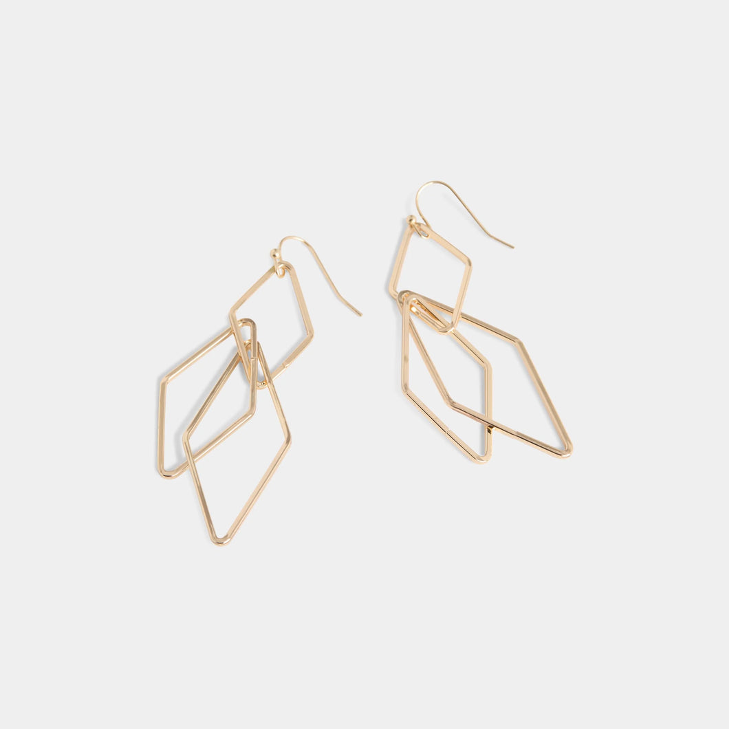 Diamond Dangle Earrings