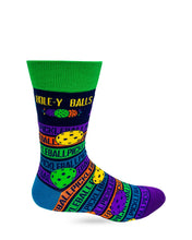 Load image into Gallery viewer, Hole-Y Balls Pickleballe Men&#39;s Socks
