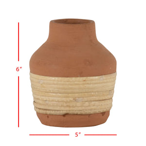 Regina Terracotta Bud Vase