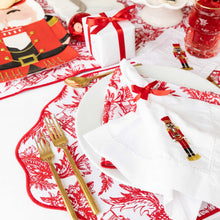 Load image into Gallery viewer, Nutcracker Toile Reversible Placemat
