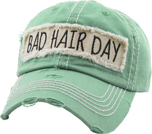 Load image into Gallery viewer, Bad Hair Day Washed Vintage Ball Cap
