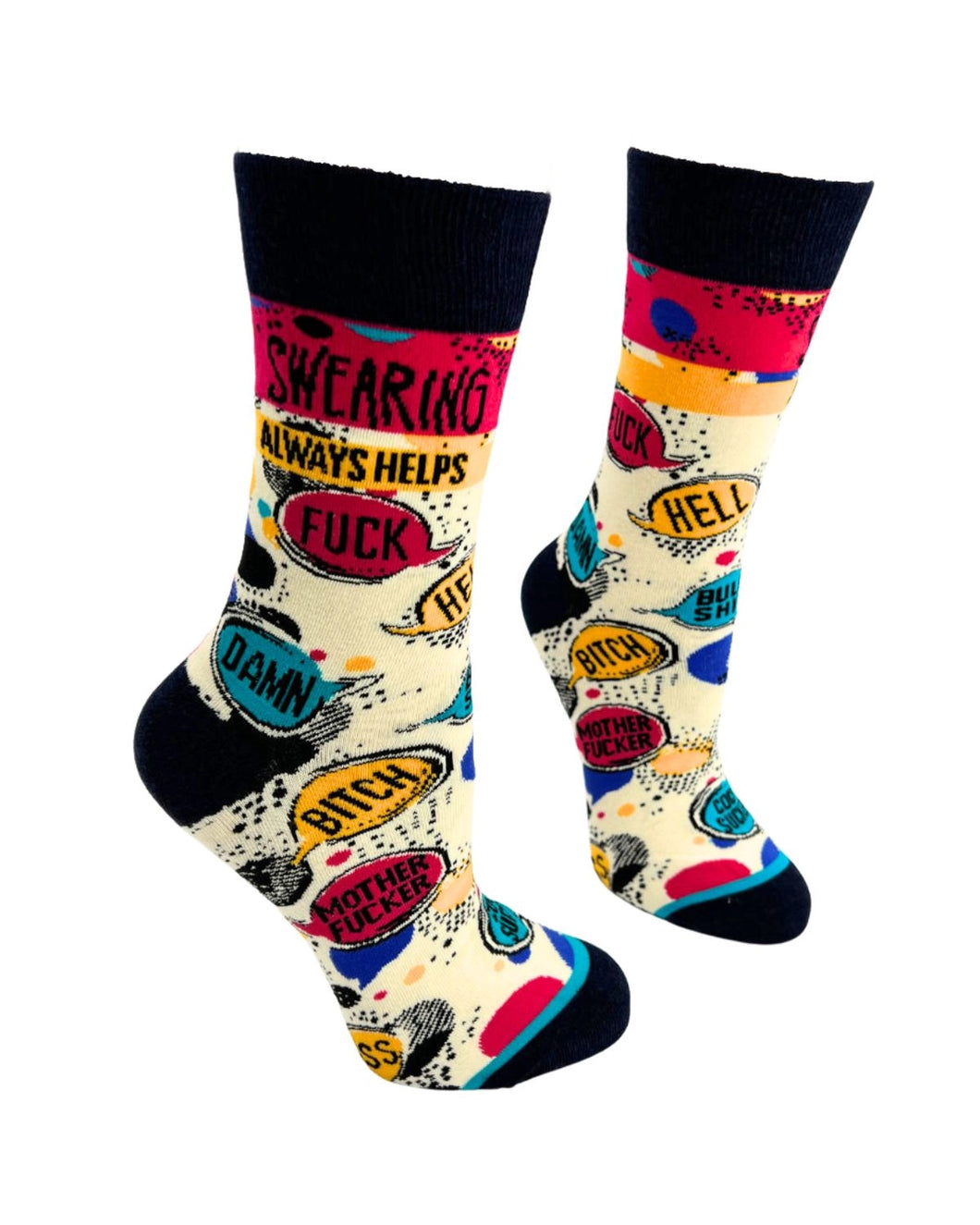 Swearing Helps Men's Socks