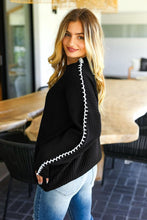 Load image into Gallery viewer, Hitting the Road Sweater Black
