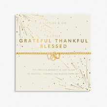 Load image into Gallery viewer, Grateful, Thankful, Blessed Bracelet
