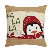 Load image into Gallery viewer, FA LA LA Penguin Pillow
