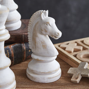 Resin Chess Sculpture