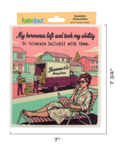 Load image into Gallery viewer, Funny Menopause Sayings Swedish Dishcloths

