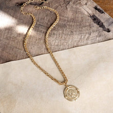 Load image into Gallery viewer, Framed Coin Necklace
