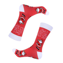 Load image into Gallery viewer, Mens Yup You're On The Shit List Santa Socks
