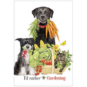 Gardening Pets Towel