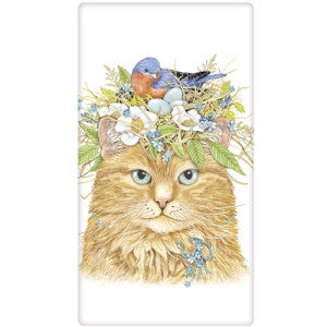 Bird Nest Cat Towel