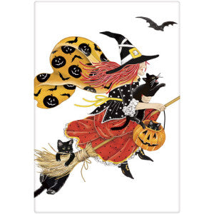 Flying Witch Towel