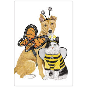 Butterfly Bee Pets Towel