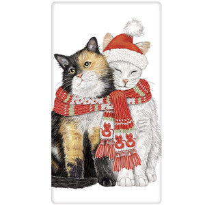 Winter Cudly Cats Towel