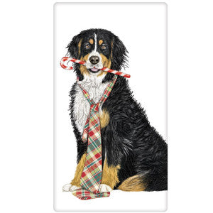 Bernese Plaid Tie Towel