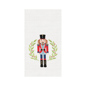 Nutcracker Wreath Towel