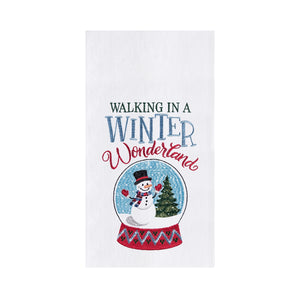 Wonderland Snow Globe Towel