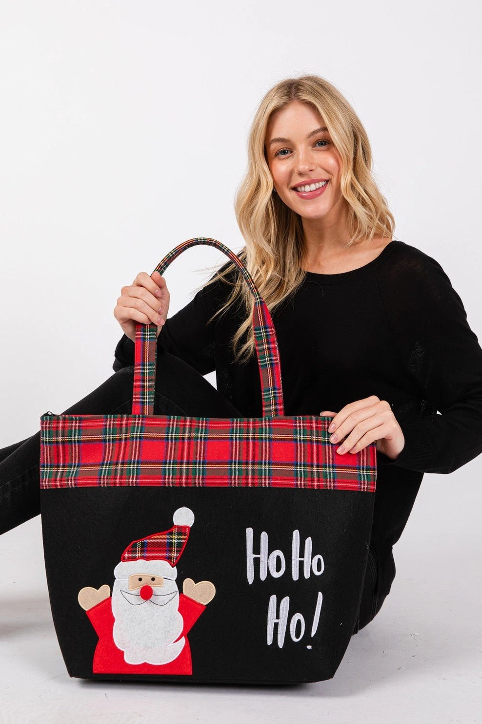 HoHoHo Felt Tote Bag