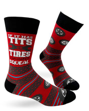 Load image into Gallery viewer, Tires or Tits Men&#39;s Socks
