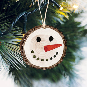 Snowman Face Ornament