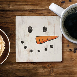 Snowman Face Coaster