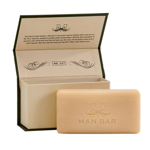 Man Bar 10oz Bergamot & Cognac Soap