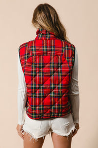 Christmas Plaid Vest