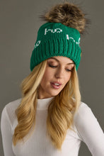 Load image into Gallery viewer, Green &amp; White HOHOHO Hat
