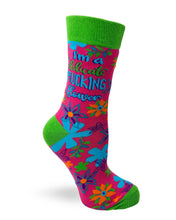 Load image into Gallery viewer, Delicate F...ing Flower Women&#39;s Socks
