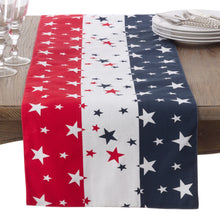 Load image into Gallery viewer, Star Spangled Table Runner
