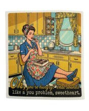Load image into Gallery viewer, Kitchen Retro Wife Swedish Dishcloths
