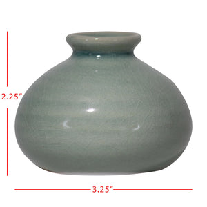 Teagan Bud Vase Blue