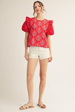 Load image into Gallery viewer, I'll Be Around Top Red
